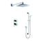 Alfi Brand Polished Chrome 2 Way Thermostatic Sqr Shower Set AB2830-PC - alternate 3